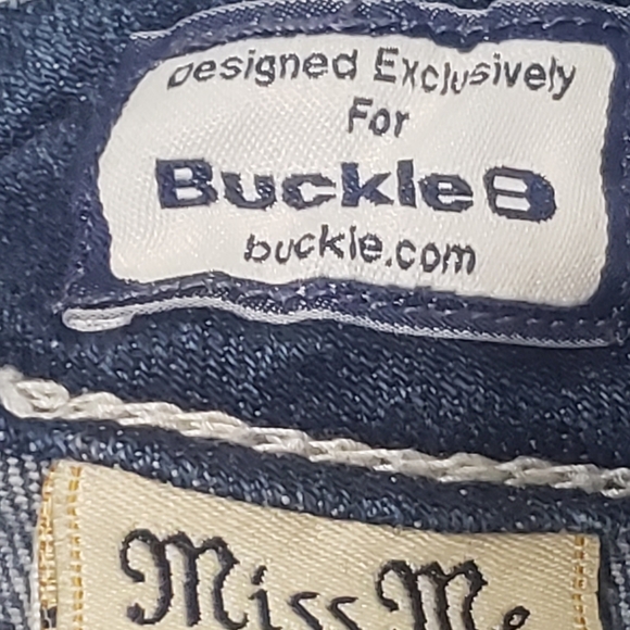 Miss Me Sz 28 JE1045BX Boot Cut Jeans for Buckle **Altered** - Picture 10 of 16